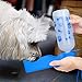 ANPETBEST Dog Water Bottle 325ML/11oz 650ML/22oz Portable Dispenser Travel Water Bottle Bowl for Dog Cat Small A (22oz/650ml-Blue)