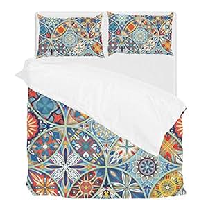Amazon.com: Mandalas Vintage Mandala Duvet Cover Set King