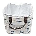 Mziart Reusable Insulated Lunch Bag Tote Soft Cooler Carry Bag for Travel and Picnic (Cute Whale)