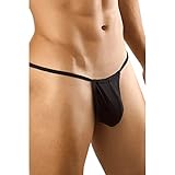 MASS21 Men's Sexy G-string Thong Bag Bulge Pouch Bikini T-back Black/Blue/Brown
