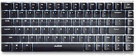 AJAZZ AK33 82 keys USB Wired Mechanical Gaming Keyboard Qwerty Easy Change in RGB Azerty Backlit Keyboard – Black black axe noir