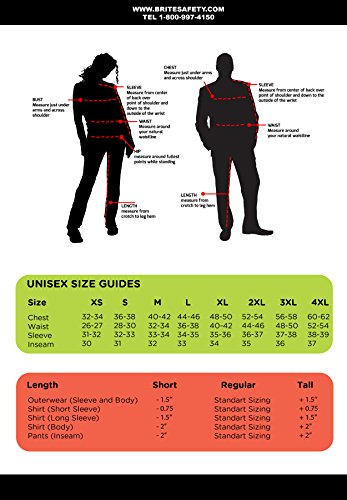 Brite Safety Style 5485 Black Rain Pants Made With Durable Waterproof Windproof Breathable Nylon Oxford Fabric - Comfortable Pants With Side Openings, Elastic Waistband And Adjustable Cuffs (XL-Long) - Thumbnail 4