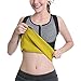 Waist Cincher Tank Top Body Curves Trainer-HAMACTIV No-Zipper Corset Shaper for Weight Loss Sport Workout Tummy Fat Burner Adjustable No-Chest Yoga Slimming Clothes Vest