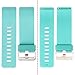 Henoda Silicone Bands for Fitbit Blaze Smart Fitness Classic Turquoise Large