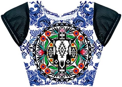 Gova Swimwear Barcelona Printed Crop Top (SMALL)