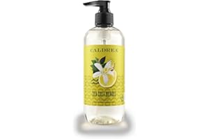 Caldrea Hand Wash Soap, Aloe Vera Gel, Olive Oil and Essential Oils to Cleanse and Condition, Sea Salt Neroli Scent, 10.8 oz
