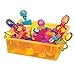 B. toys- Bristle Block Spinaroos - Creative Building Block Playset- 75 pcs- The Official Bristle Blocks - Toy Building Blocks for Toddlers