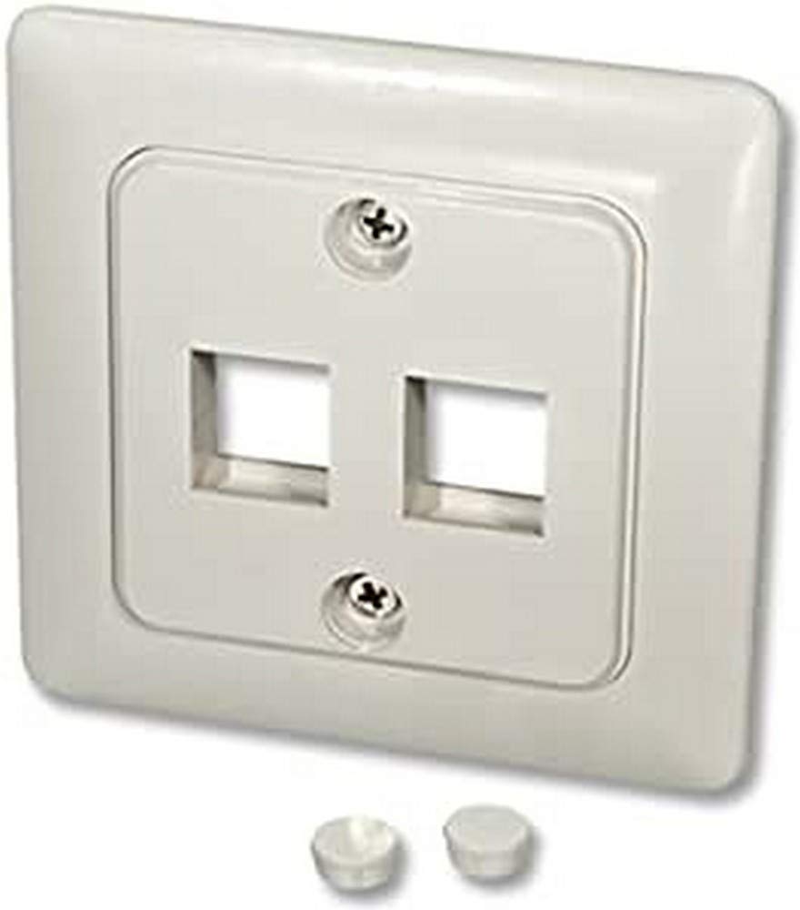 LINDY Wall dose de for 2 Keystone Module Cable, 60544