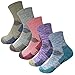 SEOULSTORY7 5Pack Women's Mid Cushion Low Cut Hiking/Camping/Performance Socks 5Pack Beige/Gray/Purple/Light Blue/Pink Small