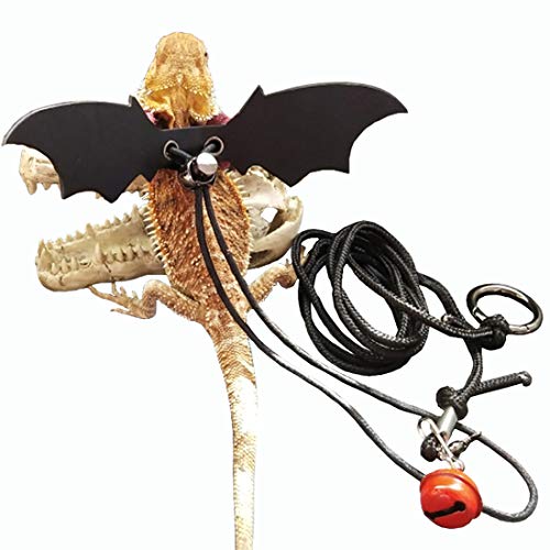 image for Lotyes Lizard Leash - Adjustable Bearded Dragon Leash and Harness - Pe