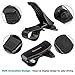 Car Phone Mount, Glamore Car Phone Holder for iPhone X/8/7 Plus/6S/6S Plus/Galaxy S8/S9 Plus/S7/S7 Edge/LG (black-1pack)
