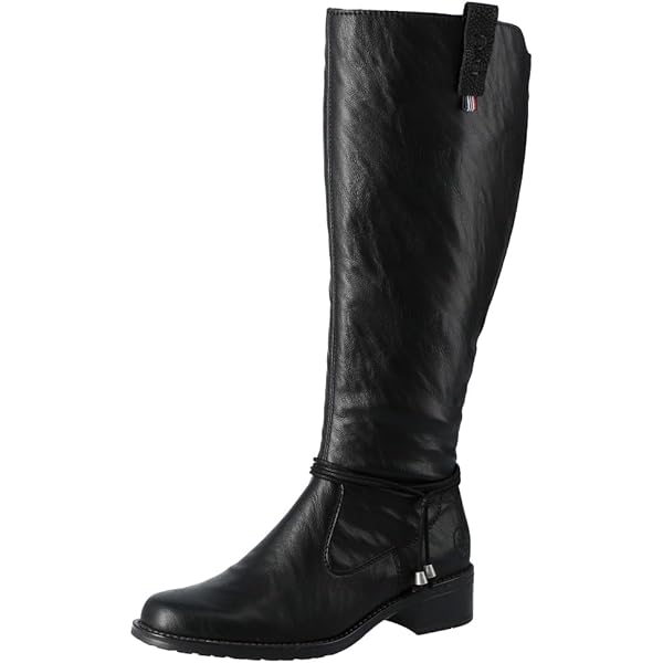 Amazon.com | Rieker Women's Z7383 High Boots, black, 5.5 US | Knee
