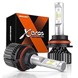 SEALIGHT 9007 LED Headlight Bulbs HB5 Hi/Lo Beam Bulbs Fanless Super Bright 6500LM 6000K Cool White All-in-One Conversion Kit Upgraded 12x CSP Chips