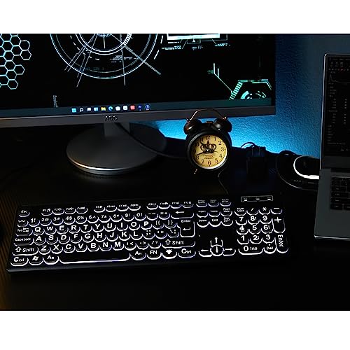 MCSaite Wired Backlit USB Keyboard - 104 Keys