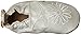 Robeez Girls' Soft Soles with Bow Back Slip-On Metallic Mist 0-6 Months M US Infant