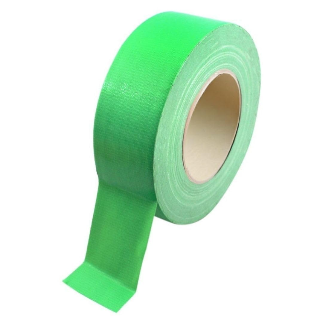 BONUS Eurotech 1BC12.49.0050/050A# Premium Duct Tape, Natural Rubber Based Adhesive, Width 50 mm, Length 50 m, Thickness0.25 mm, Light Green