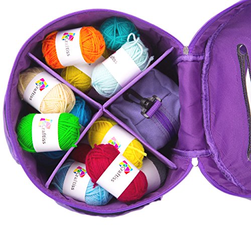 5 Yarn+Storage+Bag+Knitting+Organizer
