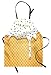 Ambesonne Food Apron, Cartoon Like Image of and Melting Ice Cream Cones Colored Sprinkles Print, Unisex Kitchen Bib with Adjustable Neck for Cooking Gardening, Adult Size, Yellow White