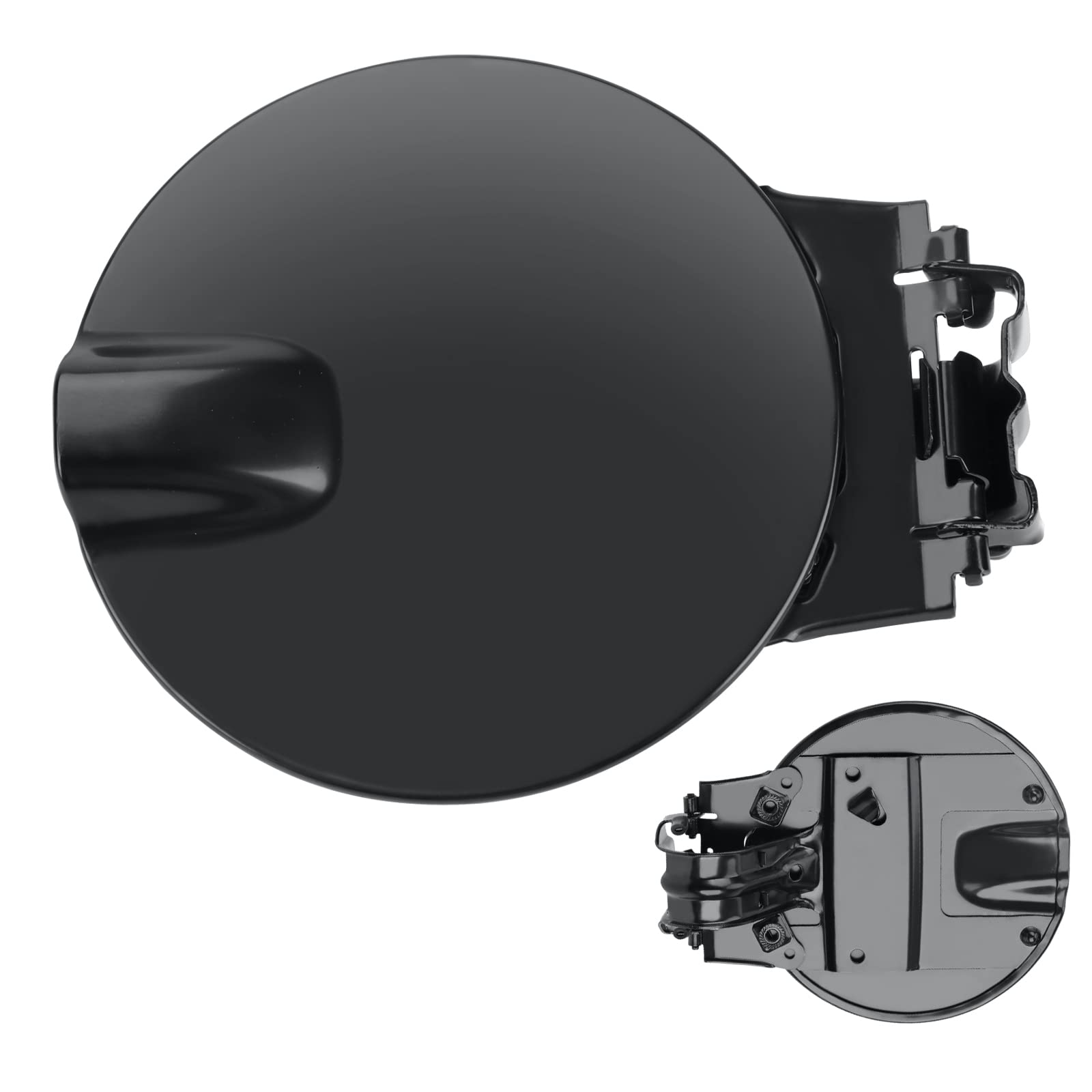 Photo 1 of 10385417 Fuel Filler Gas Door Tank Matte Black Gas Cover Cap Fuel filler gas door Compatible with Chevy Colorado & GMC Canyon 2004 2005 2006 2007 2008 2009 2010 2011 2012