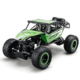 GordVE GV005 Remote Control Cars,RC Rock Off-Road Vehicle 2.4Ghz 7WD Fast Speed Racing Cars-Green