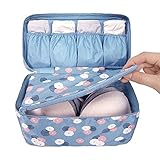 Wowlife Fashion Portable Multi-Functional Travel Organizer Cosmetic Make-up Bag Luggage Storage Case Bra Underwear Pouch