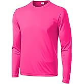 Men's Long Sleeve Moisture Wicking Athletic Shirts, Dry Fit Long Sleeve UV Protection Shirts Men for Workout, Running, Hiking