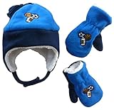 N'Ice Caps Boys Sports Balls Embroidered Sherpa Lined Fleece Set