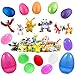 12 Assorted Plastic Easter Eggs Pokemon Figurines-Ready To Fill, Hide and Enjoy - Find Pikachu and Friends-Assorted Colors and Characters-Perfect Party Favors and Easter Basket Fillers