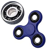 Fidget Spinner, LEShopTri-Spinner,Hand Fidget Useful for ADHD,ADD,Autism,Boredom Spins for up to 3 Minutes (Blue)