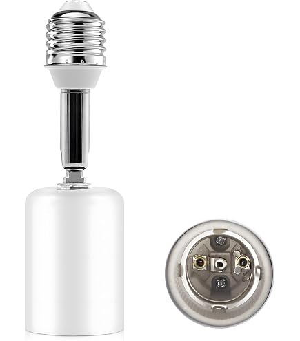 Satco SF77-606 Swivel Socket Base Extender - 77606 Light Bulb Adapter