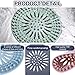 LIUMY Hair Catcher,Silicone Hair Stopper,Shower Drain Covers, Sink Drain Filter for Bathroom Bathtub and Kitchen, Easy to Install and Clean, Home Tool Supplies (5 Pack)
