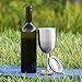 Insulated Wine Glass Tumbler with Lid - Stainless Steel - 12oz - Unbreakable Insulated Wine Glasses