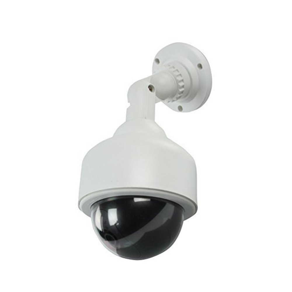 ELEAR™ 2 X Fake Dummy Security CCTV Camera Waterproof IR LED Blinking Light Flashing Outdoor Indoor Surveillance