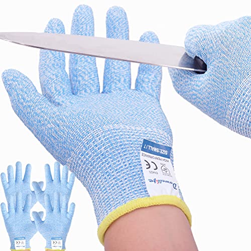 Dowellife Pairs Cut Resistant Gloves Food Grade Level