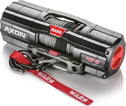 WARN 101140 AXON 45-S Powersports Winch With Spydura Synthetic Rope and HUB Wireless Receiver: 1/4" Diameter x 50' Length, 2.25 Ton (4,500 lb) Pulling Capacity - Image 2
