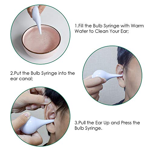Earwax Removal Kit for Ear Cleaning, Ear Wax Removal Tool for Ear Irrigation, Earwax Romover for Adults and Kids,Ear Washer Bottle (Upgraded)