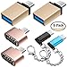 AFUNTA 6 pcs Type-C Adapters, USB-C Male to Micro USB & USB 3.0 Female & Micro USB 2.0 OTG, Type C Convert Connector Fast Charger