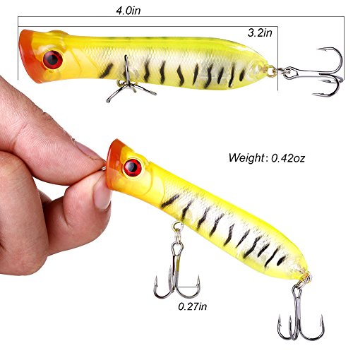Sougayilang-Fishing-Lures-Topwater-Pencil-Popper-Plastic-Casting-Trolling-Fish-Crankbaits