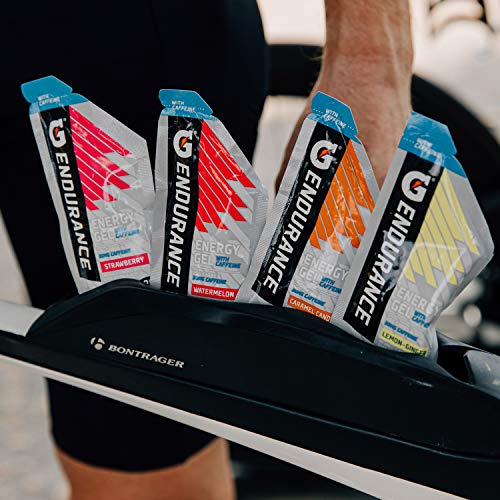 Gatorade Endurance Energy Gel with Caffeine, Lemon Ginger, 1.3oz