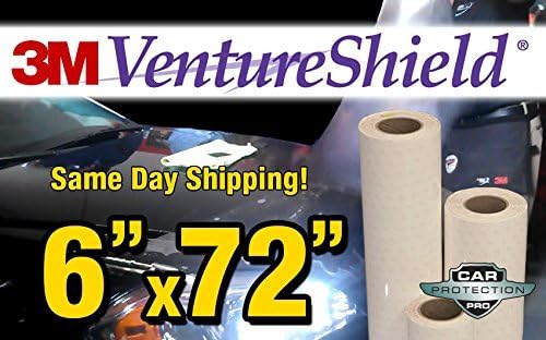 3M Ventureshield Clear Bra Paint Protection Bulk Film Roll 6-by-72-inches
