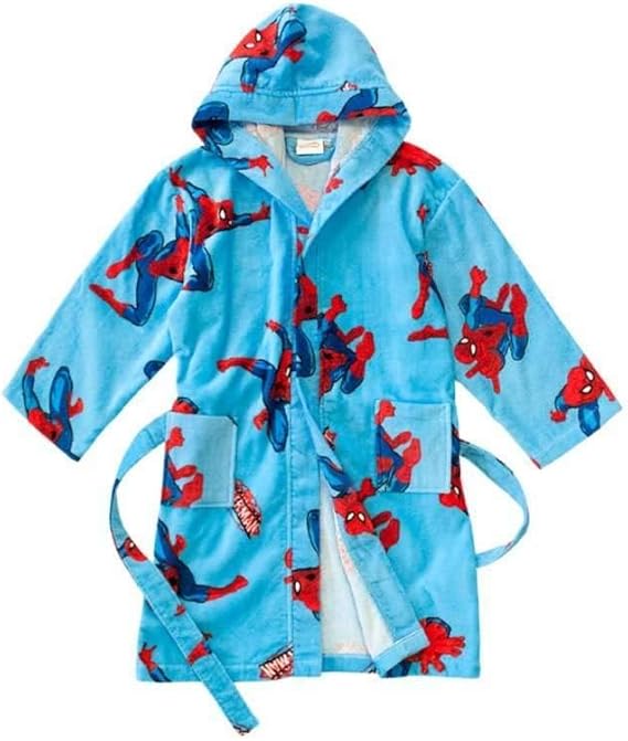 Un accappatoio morbido a tema di cartoni animati