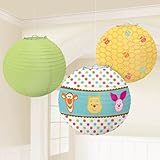 Winnie the Pooh 'Little Hunny' Baby Shower Paper Lanterns (3ct)