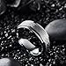 VAKKI Men's 8mm Laser Celtic Knot Brushed Tungsten Carbide Wedding Band Rings Polished Step Edge Size 6-14