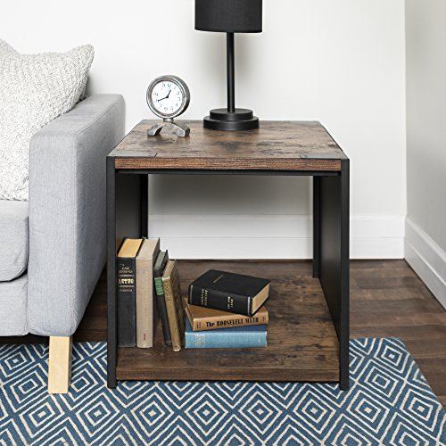 We Furniture 24 Steel And Wood Industrial Side Table Buy Online In Botswana Missing Category Value Products In Botswana See Prices Reviews And Free Delivery Over P700 Desertcart