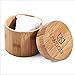 Morrivoe Luxury Wooden Watch Genuine Leather Strap For Men Japanese Bamboo Gift Box (SANDAL WOOD(Black))
