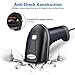 433Mhz Wireless Barcode Scanner, SLYPNOS Handheld Barcode Reader with 473.5 Yard Long Transmission Range Portable Rechargeable Bar Code Scanner with USB Receiver for Store Supermarket Warehouse