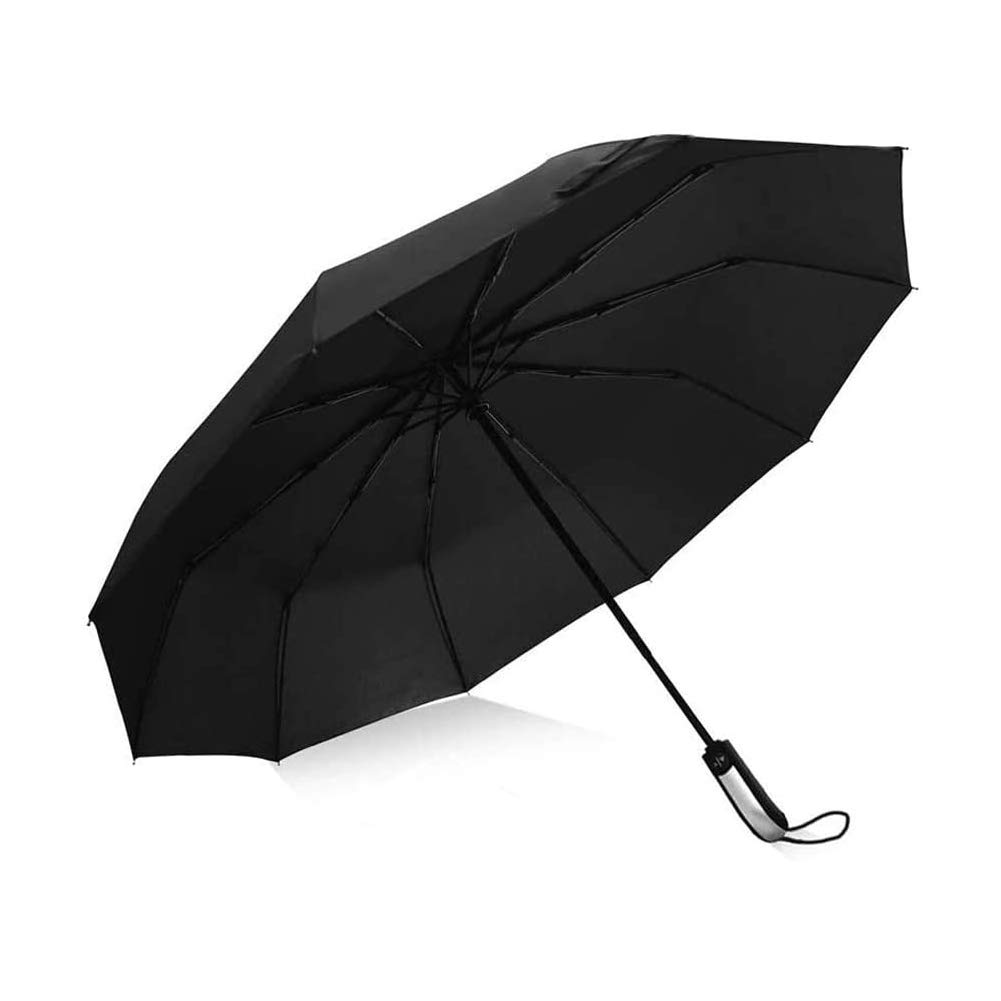 Umbrella, Compact Folding Umbrella, Windproof with Reinforced Canopy, Automatic Open/Close