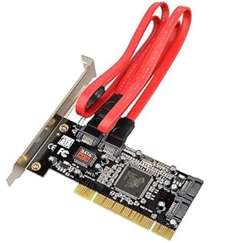 CTYRZCH (TM) 4 Ports SATA Serial ATA PCI RAID Adaptor Controller Card with TWO SATA Date Cables