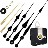 High Torque Long Shaft Hands Quartz DIY Wall Clock Movement Mechanism with 12 Inch Long Spade Hand Battery Operated Repair Pa