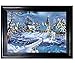 Those Flipping Pictures Cottage Framed Wall Art-Lenticular Technology Causes Artwork to Flip-Multiple Pictures in ONE-Hologram Images Change-Mesmerizing Holographic Optical Illusions